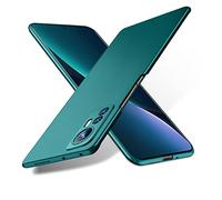 Bastmei for Xiaomi 12 Pro 5G Case, Extremely Light Ultra-Light Super Slim Camera Protection Hard PC Cover Case for Xiaomi 12 Pro 5G(Gravel Green)