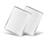 Bastwe Baking Sheets Set of 2, 16 inch Cookie Sheets 2 Pieces & Stainless Steel Baking Pans & Toaster Oven Tray Pans, Rectangle Size 16L x 12W x 1H inch & Non Toxic & Healthy & Easy Clean