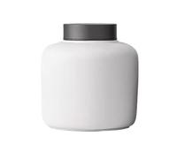 BASXDRFXZ Airtight Tea Container Modern Simple And Plain Jar Ceramic Tea Household Large Pu'er Loose Storage(A)