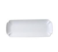 BASXDRFXZ Country Style Nordic Long Plate Ceramic Pastry Pastry Plate Hotel Club Creative Dessert Plate Western Bread Plate Suitable for Kitchen and Microwave(M)