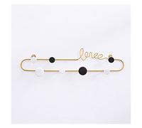 BASXDRFXZ Wall Coat Hooks Coat Rack Hook Hanger Wall Mount Iron Art Hanging Key Clothing Store Decoration Fashion(A,S)