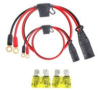 Basysion Wires Harness M10 (3/8in) XL Eyelet Terminal Connector, Compatible with NOCO GC008 X-Connect, for Genius Smart Battery Chargers Accessory-2PCS