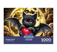 Bat, 1000-piece Jigsaw Puzzle, Carefully Chosen Pastime Gift Encouraging Togetherness Mindfulness Satisfaction, Suitable Keepsake Transforming Free Time Into Treasured Memories, Suitable for Ages 12+,