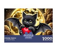 Bat, 1000-piece Jigsaw Puzzle, Classic Tabletop Game Fostering Focus Creativity Strategic Planning Abilities, Perfect Shared Home Activity Creating Memorable Collaborative Experiences, Suitable for Ag