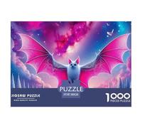 Bat, 1000-piece Jigsaw Puzzle, Engaging Group Based Tabletop Challenge Inspiring Teamwork Participation Mutual Support, Ideal Choice for Family Nights Inclusive Social Play, Suitable for Ages 12+, 3
