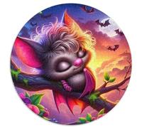 Bat 1000 Piece Jigsaw Puzzle for Women, Men Nocturnal Animal Brainteasing Jigsaws Challenge Games Great Gift 1000pcs (67.5x67.5cm)