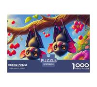 Bat, 1000-piece Jigsaw Puzzle, Interactive Tabletop Amusement Inspiring Friendly Rivalry Laughter Engagement, Great Choice for Gatherings Celebrations Shared Recreational Moments, Suitable for Ages 12