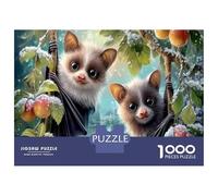 Bat 1000 Piece Jigsaw Snow Apple Orchard As A Gift Mental Relaxation Birthday Present Wall Decor Framed Puzzle Art for Adults 70x50cm/1000pcs