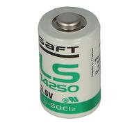 BAT 3V6 1/2AA | LS14250 3.6V LI-SOCL2 | GENERIC LITHIUM BATTERY, 1/2 AA, 1200MA, 1200MA, FOR EASYLOG DATA LOGGERS