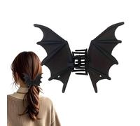 Bat Accessory - Winged Creature Hair Holder for Seasonal Holiday Look with Lightweight Composition, Quick Release Securing Mechanism, Ideal for Costumed Gathering Styling, 10.5x8cm