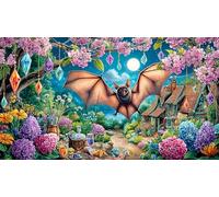 bat Adult Jigsaws 1000 Piece - Hard Difficult Challenging Game Home Activity Gift 38x26/1000pcs