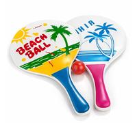 Bat and Ball Set, Outdoor Beach Play Set, Three-Piece Sports Equipment for Garden Activities, Durable Construction for Active Play, Suitable for Various Outdoor Environments