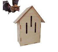 Bat Box, Solid Wood, Weatherproof Animal Quarters, Natural Bat Protection, Robust Garden Nesting Box, Species-Appropriate Shelter, Homeowners, Farmers, Backyards, Farmers, Orchards, Par