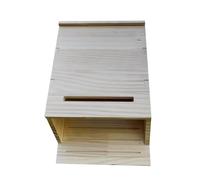 Bat Boxes for Outside - Wood Bat Habitat - Weather Resistant Bat Conservation Shelter for Bats to Land and Roost, Outdoor Bat Box Shelter