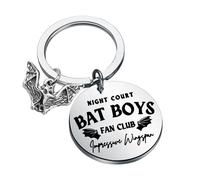 Bat Boys Fan Club Acotar Keychain SJM Jewelry The Night Court Book Lover Gift a Court Of Thorns Rose Keychain Acotar Gift (BAT BOYS keychain 1uk)