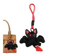 Bat Bunny Plush Toy | Cotton Doll Pimbolus Soft Plush Black Flying Rabbit Toys Charm Keyring | Hanging Backpack Bag Ornamentt for Boys Girls Ki