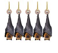 Bat Christmas Ornament Hanging For Tree Realistic Strength-Down Decor Haunting Tree Hanging Horror Bats Decoration For Trees & Holiday Part,Funny Bat Gift