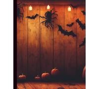 Bat Cottage Journal: A Halloween Notebook for Fall Fun & Spooky Vibes | 120 Pages, College Ruled, 7.5 x 9.25 in: Lined Stationery for Autumn Notes, Pumpkin Plans, and Haunted Hopes