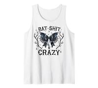 Bat Crazy, Spooky Season, Halloween, Funny Bat Wing Design Tank Top