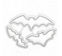 Bat Die Cuts for Card Making, Happy Halloween Metal Cutting Dies for Paper Scrapbooking, DIY Stencils for Album Party Wedding Festivals Decoration