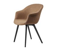 Bat Dining Chair Plastic Legs Around Bouclé 032