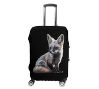 Bat-Eared Fox Luggage Cover Washable Suitcase Protector Anti-Scratch Suitcase Covers Fits 18-32 Inch L