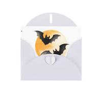 Bat Elegant Greeting Card On Pearl Paper – Premium Shimmering Design For Christmas, Birthday, Wedding & Valentine’s Day Celebrations