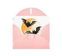 Bat Elegant Greeting Card On Pearl Paper – Premium Shimmering Design For Christmas, Birthday, Wedding & Valentine’s Day Celebrations