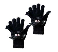 Bat Gloves, Halloween Winter Gloves - Warm Magnetic Glove, Cold Weather Gloves Bats Decoration Winter Gloves Warm Gloves Cycling Gloves for Driving the E