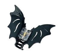 Bat Hair Clip - Gothic Horror Claw, Hollow Winged Clip | Vivid Spooky Bat-Shaped Hair Accessory, Halloween-Themed Claw Design for Costume Parties Styling, Haunted House Outfit, Gothic Fashion Event