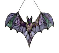 Bat Hanging Ornament | Metal Bat Wall Hanging | Bat Window Hangings | Ideal for Creating a Haunted Atmosphere, Easy to Apply and Remove, Perfect for Home Decor and Seasonal Decorations