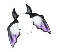Bat Headbands Cosplay Devil Wing Hairbands Dark Headwear Makeup Washing Face Gadget Birthday Party Plush Costume Headpiece