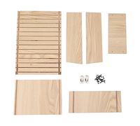 Bat House for Outdoors 11.0x7.5x3.3in Bat Box Robin Nesting Owl House Wooden Shelter Kit Easy to Hang Bird Nesting Box