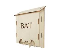 Bat House for the Yard - Wooden Bat Rest Box for Animals Made of Wood, Environmentally Friendly Bat Shelter | Ideal for Gardeners, Homeowners, Farmers, Backyard, TER