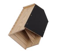 Bat House Kit Double Chamber Wooden Bat Box Shelter for Outdoor Garden Patio Yard, Composite Wood, Approx. 400g/14.1oz, 14.5x22.7x9cm/5.7x8.9x3.5in