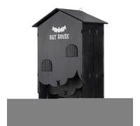 Bat House - Wooden Wildlife House, Wall Mounted with Multiple Chambers, Eco-Friendly Shelter, Heavy Duty Weatherproof Box, Garden Outer Housing, Decorative Natural Habitat, Practical Sleep