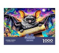 Bat Jigsaws 1000 Piece Puzzle Challenge High Difficulty Impossible Wall Decor for Adults Kids 70x50cm/1000pcs