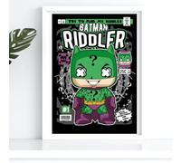 Bat-Man Riddler A3 Print Poster Comic Cinema Film Band Live Concert Style Movie Singer Wall Art Home Decor Gift Present Birthday