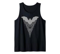 Bat Mandala Art Victorian Gothic Vampire Vintage Streetwear Tank Top