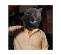 (Bat mask 2) Orangutan Plush Head Cover Animal Mask Full Face Cosplay Gorilla Monkey