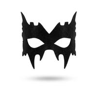 Bat Mask with Bat Ears, Half Face Eye Mask for Halloween Costume, Cosplay | Black half face eye mask with bat ears for Halloween, cosplay, superhero party and dress up