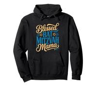 Bat Mitzvah Mom Blessing Jewish Family Heritage Pullover Hoodie