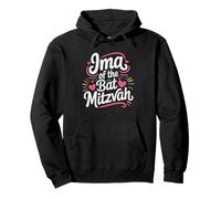 Bat Mitzvah Mom Ima Proud Jewish Daughter Pullover Hoodie