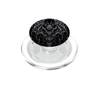 Bat Ornate Gothic Filigree Dark Fantasy Halloween Goth PopSockets PopGrip for MagSafe