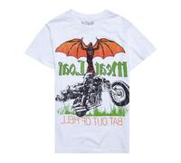 Bat Out Of Hell Cotton T-Shirt Meat Loaf White S