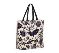 Bat Pattern Basic Models Tote Bag With Zipper With Inner Pockets,Laptop Work Tote Bag For Sport,Travel