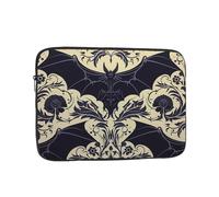Bat Pattern Laptop Bag 17 inch Business Briefcase Gifts for Men Women Water Resistant Laptop Sleeve Carry On Laptop Case Shockproof Protective Computer Bag Notebook Case