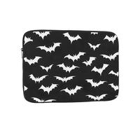 Bat Pattern Laptop Sleeve 10 Inch Shockproof Protective Notebook Case Travel Laptop Bag for Men Women