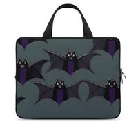 Bat Pattern Laptop Sleeve Ultra-Thin, Lightweight & Waterproof 17inch Laptop Bags, Portable Protective Computer Bag, Style, 10inch