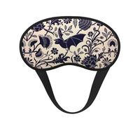 Bat Pattern Polyester Sleep Mask,Light Blocking Sleep Eye Mask,Night Sleeping Mask, Eye Blinder
